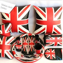 15 шт./компл. Юнион Джек серии ручной тормоз шестерни подушки детские крышка рулевого колеса интимные аксессуары поясничного