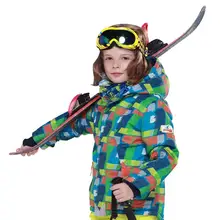 Новинка; лыжная куртка для мальчиков; зимняя детская куртка; размер для улицы; ветрозащитная куртка для пеших прогулок; теплая куртка