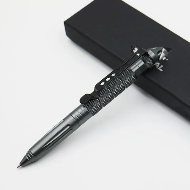 

Self Defense Gun grey Personal Safety Protective Stinger window Weapons Tactical Ballpoint Pen