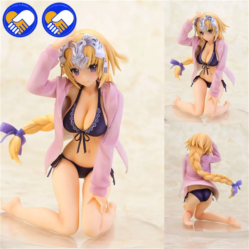 

NEW 14cm Anime Game Fate EXTELLA CCC Servant Red Saber Joan of Arc Jeanne Figure Collection Model Brinquedos Figurals Gift Toy