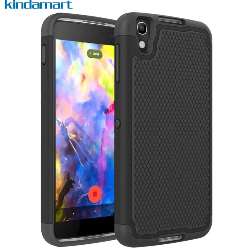Гибридный Прочный чехол для Alcatel idol 4 6055K телефона сверхпрочный резиновый