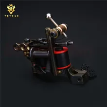 Ручной работы 10 обертывание катушки шейдер татуировки машина пистолет для татуировки питания комплект поставки