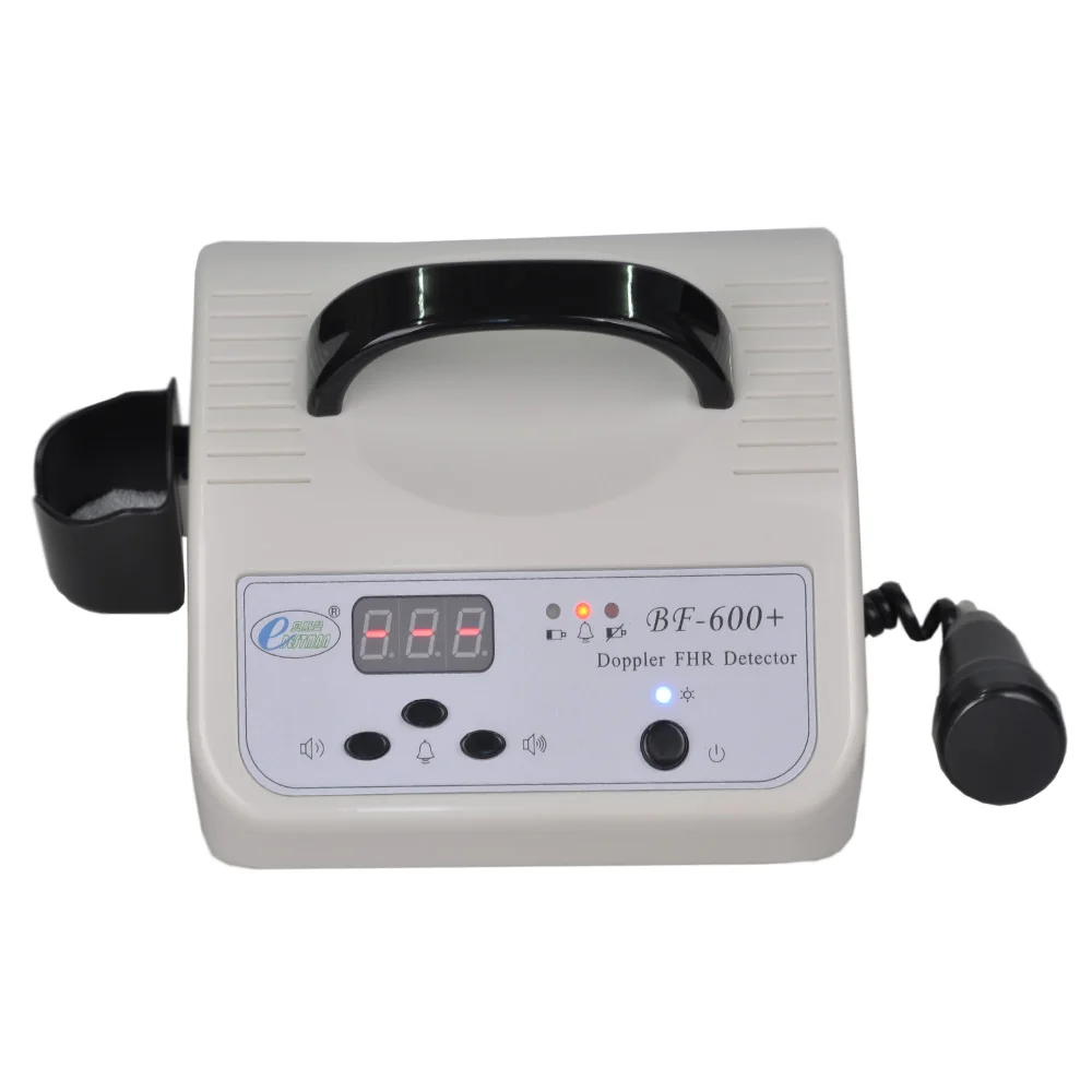Free shipping Portable fetal doppler 2Mhz probe LED display FHR fetal heart rate detector ultrasound doppler