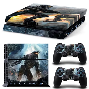 

Free drop shipping Famous Game Vinly Skin Sticker for Sony PS4 Console and 2 Controller skins #TN-P4-0020