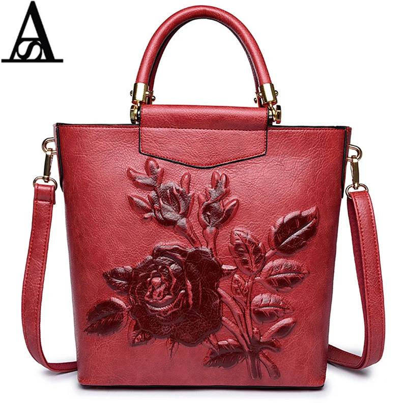 AITESEN Retro Chinese Wind Flowers Louis Handbags Exquisite Elegant Luxe Handtassen Vrouwen ...