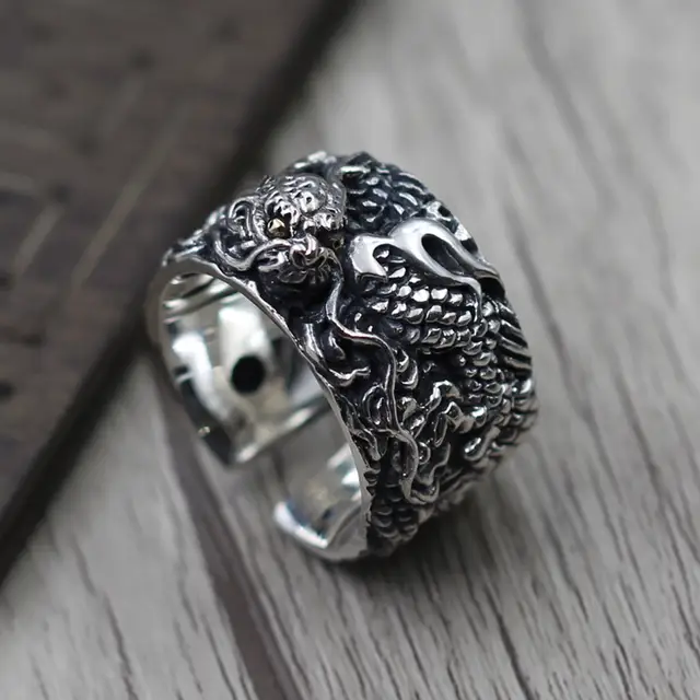 dragon heren zilver