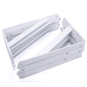 

KSOL 10PCS Heavy Duty White Decorative Shelf Brackets Wall Mounting Bracket Shelf Support Frame