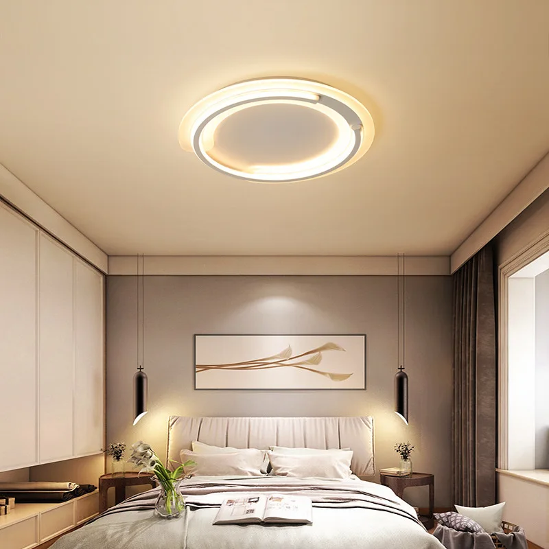 

KM light Nordic contracted household lighting lamps and lanterns of postmodernism, ultra-thin led to absorb dome light