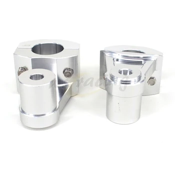

CNC Aluminium Handlebar Risers 55mm Fat Bar Clamp Mount Change 28mm To 28mm For KTM EXC SXF 250 350 450 Pit Dirt Bike Motorcycle
