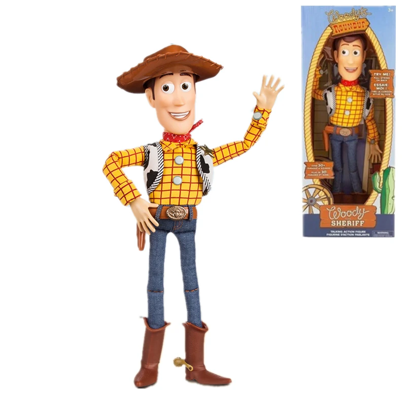 

Disney Pixar Toy Story 4 Sherif Woody cowboy Can Talk Sound and light Buzz Lightyear toys Jessie Action figure Toys For Children