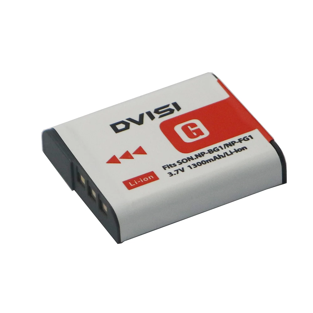3 7 V 1300mah батарея для цифровой камеры Sony NP BG1 FG1 DSC H3 W70 W30|digital battery|battery for sony3.7 v |