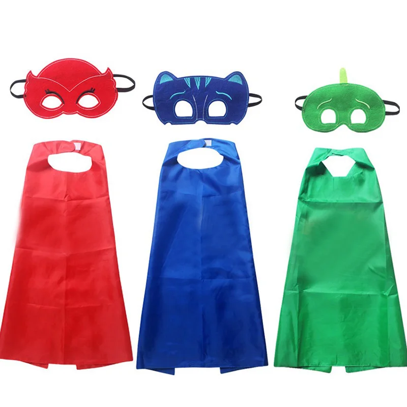 

Les Enfants PJ Cosplay Toys Creative Mask&Cloak Connor Greg Amaya Jouet Anime PJ Children Chirstmas&Birthday Brinquedos Gift