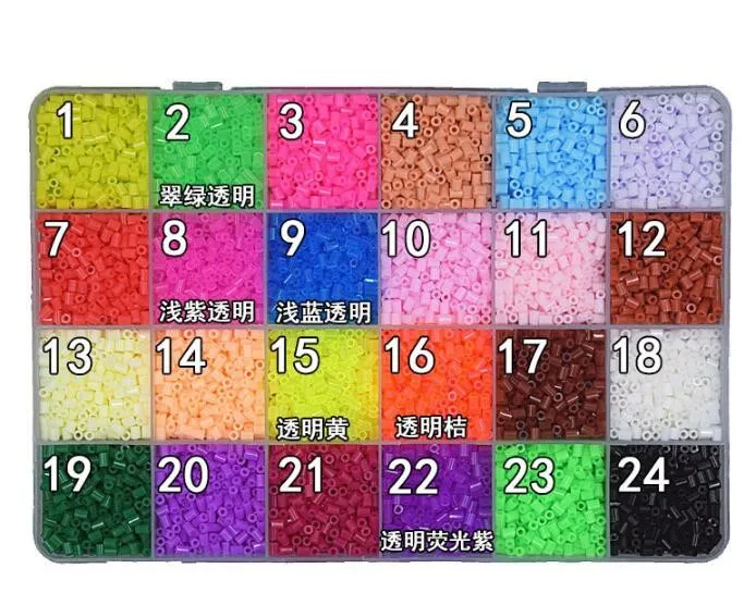 72 цвета можно выбрать 2,6 мм Хама бусины перлер предохранитель бусины цвета железные бусины Дети DIY игрушки ручной работы подарки около 23000 шт/партия