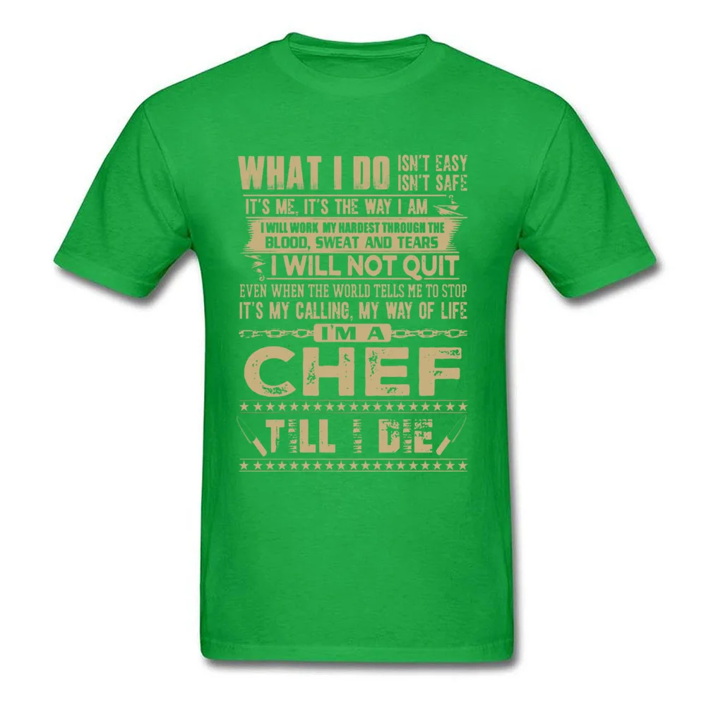  Gift Tops Shirt New Coming Short Sleeve Men's T Shirt TpicOriginaltitle Summer Summer Fall Tops & Tees O Neck IM A CHEF green