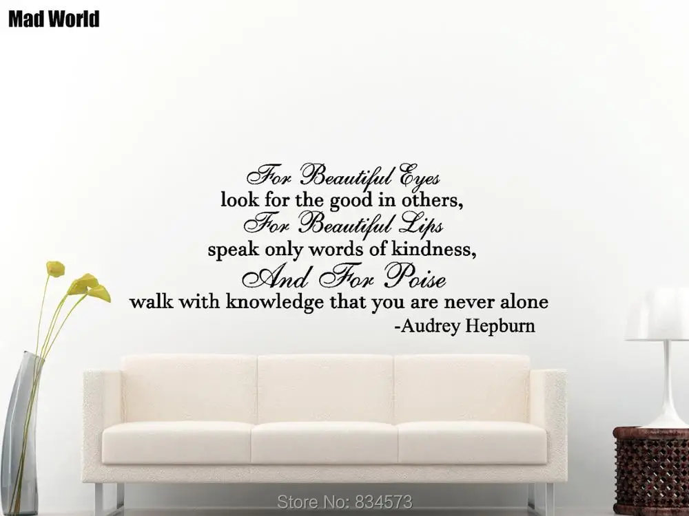 For Beautiful Eyes Audrey Hepburn Inspirational Quote 56 135w 47 113w 3
