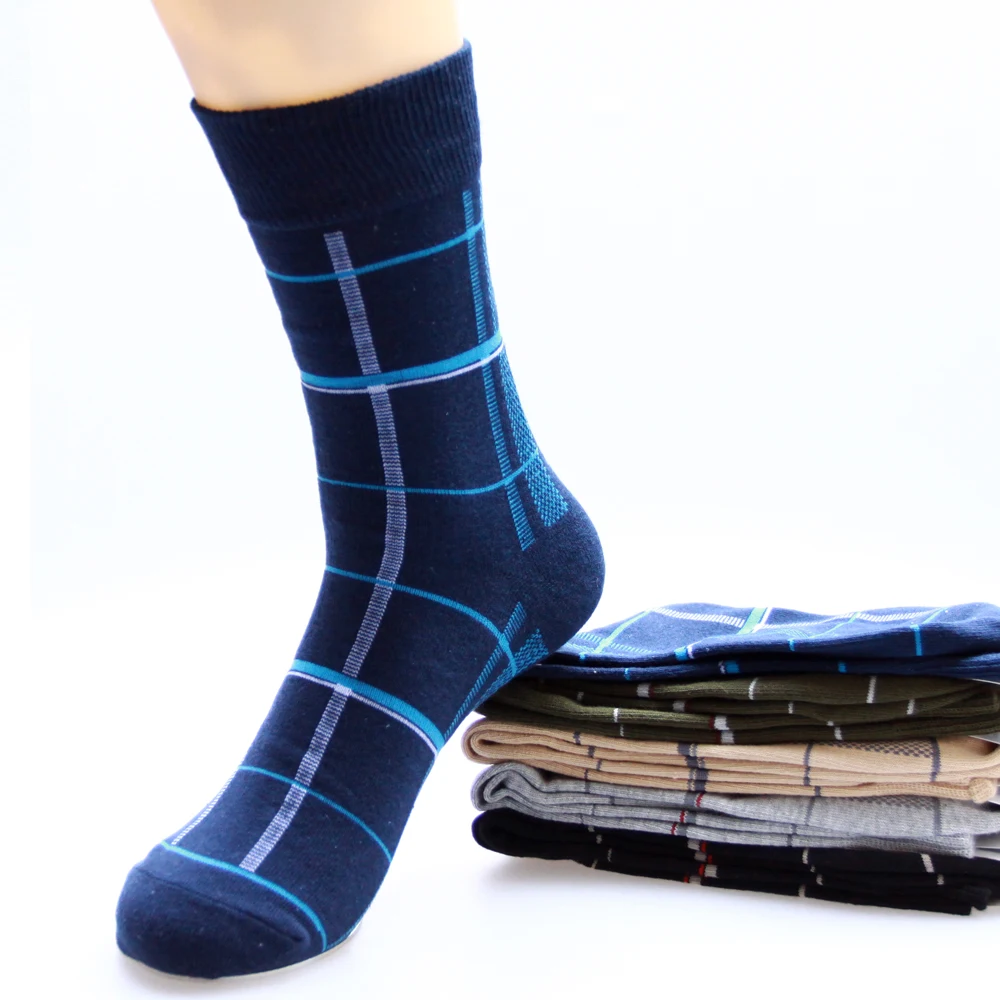 Socks cotton men British style big box business casual men's socks in