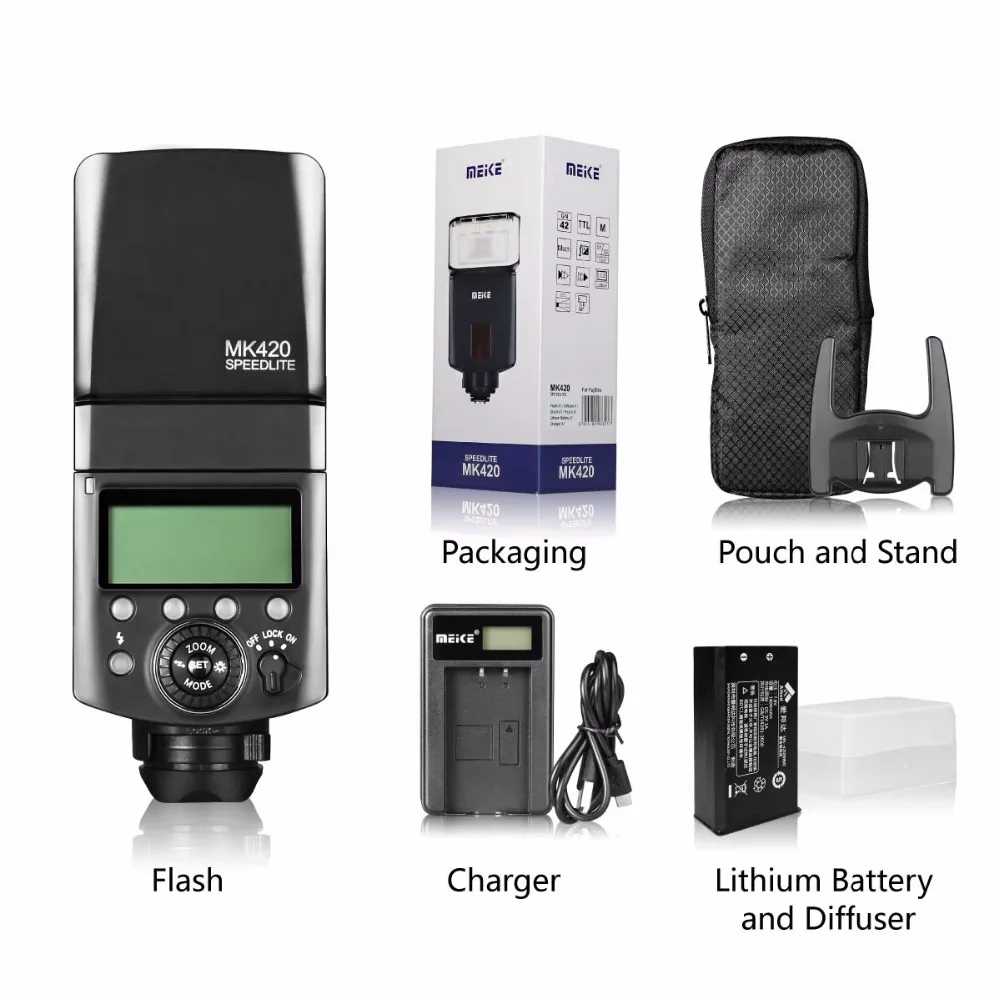 MEKE Meike MK-420F LCD Multi-Functional Long
