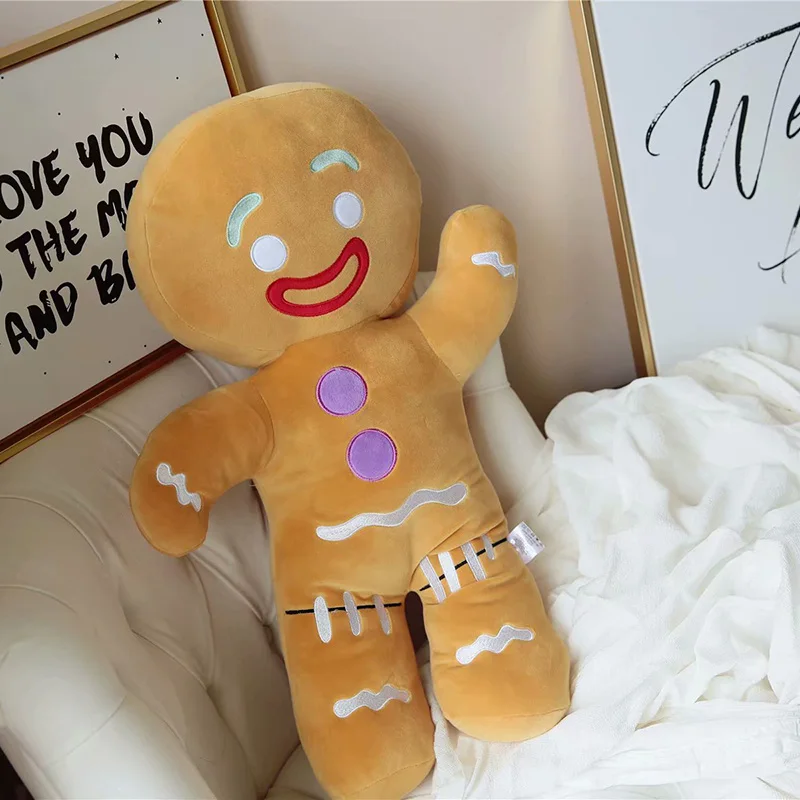 Gingerbread Man Plushie Keychain