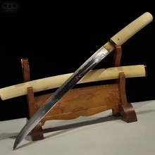 Ручной работы готовый для битвы чехол для меча самурая, катаны изогнутая сталь меч аксессуар для паяльника Япония Катана руки складные слои изогнутая сталь Sa