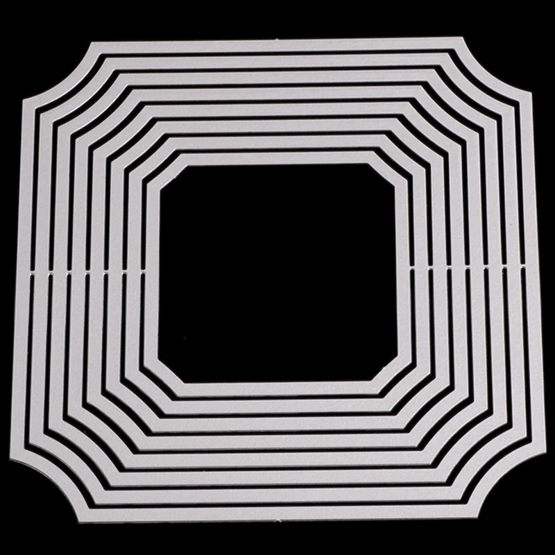 CSS квадратная рамка металлическая режущая форма Diy бумажная карточная форма