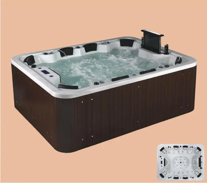 2690mm Swimming Pool whirlpool Bathtub Acrylic Hydromassage Surfing 8 People Seats With TV Outdoor SPA NS2007 2690mm Swimming Pool whirlpool Bathtub Acrylic Hydromassage Surfing 8 People Seats With TV Outdoor SPA NS2007