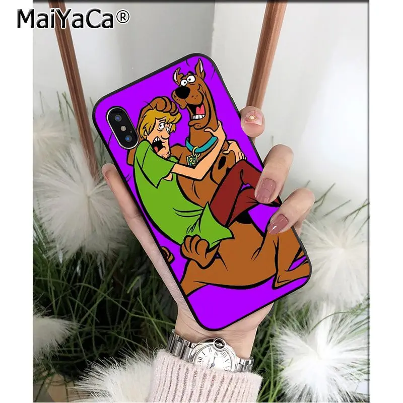 A12 MaiYaCa Scooby Doo Силиконовый ТПУ мягкий черный чехол для телефона для iPhone 6S 6plus 7plus 8 8Plus X Xs MAX 5 5S XR - Цвет: A12