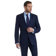 2017 Terno Custom Made Men Suits For Wedding Notched Lapel Groom Tuxedos Two Piece Mens Slim Fit Groomsmen Suit (jacket+pants)