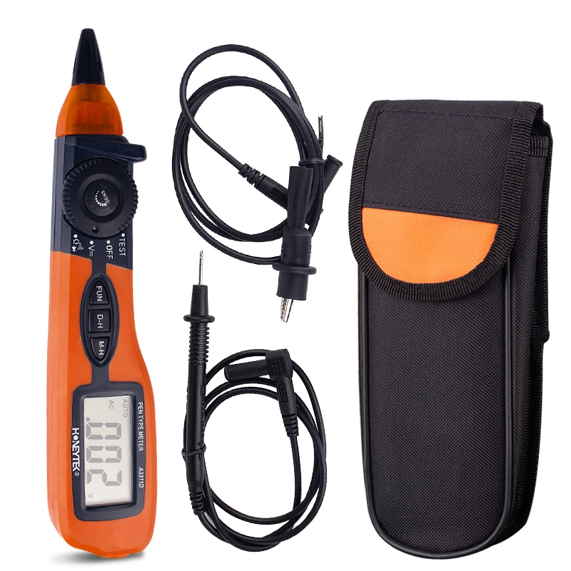 

Digital Pocket Multimeter Pen Auto Range DC /AC Voltage Ammeter Indicator Avometer Tester Probe Tip Multi-tester cable Ohmmeter