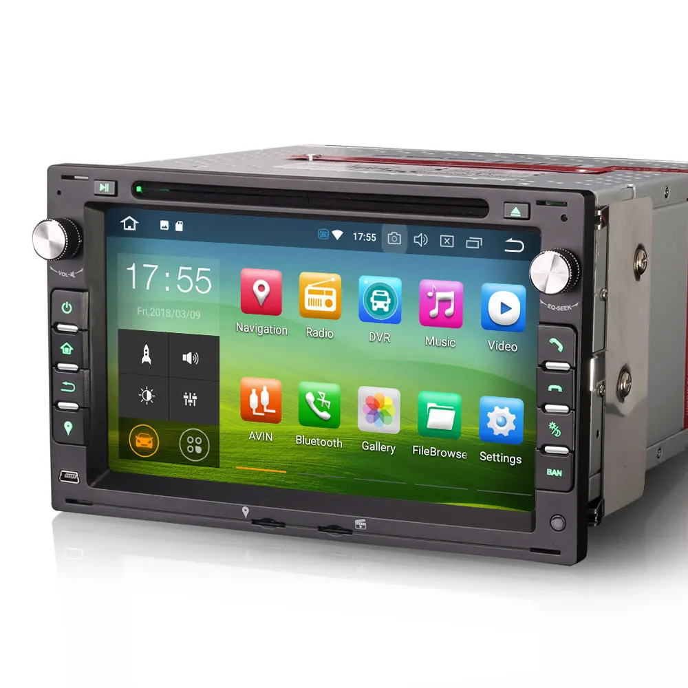 Flash Deal 7" Android 9.0 OS Car DVD Multimedia GPS Radio for Seat Alhambra 1996-2008 & Seat Arosa 1997-2004 & Seat Cordoba 6L 2002-2008 5