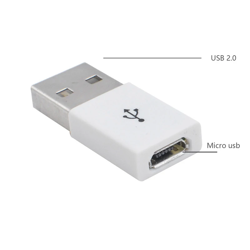 Бесплатная доставка Micro USB Женский к 2 0 Мужской конвертер адаптер для Android