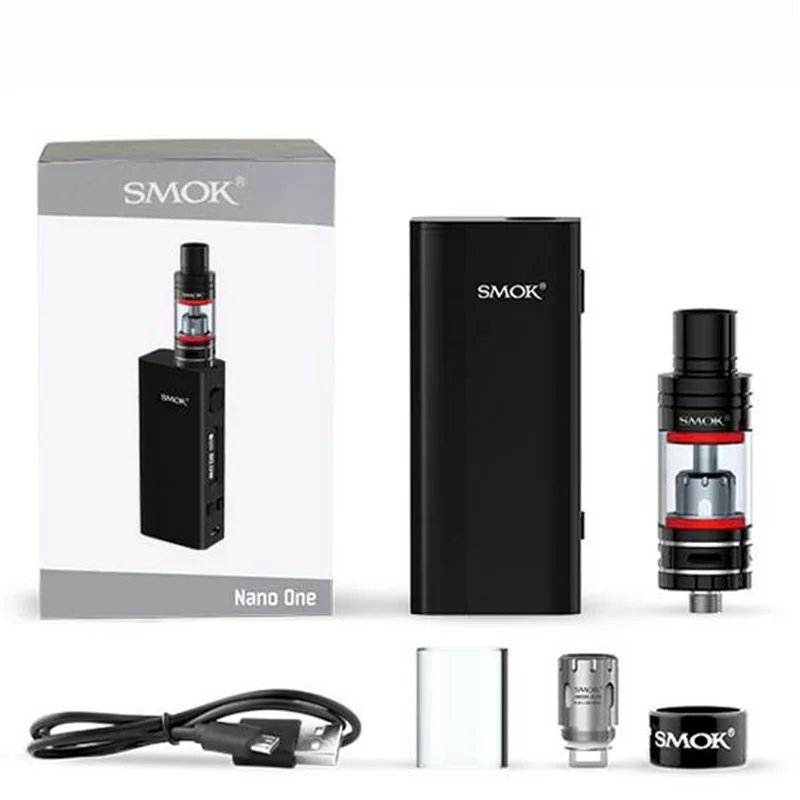 

Original Electronic Cigarette SMOK Vape Nano One Starter Kit 80W R-Steam Mini Mod and 2ml Nano TFV4 Tank Vaporizer Box Mod