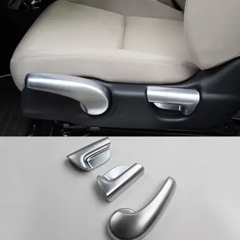 

For Honda City 2014-16 Inner Matt Car Seat Ajust Button Cover Trim 3pcs