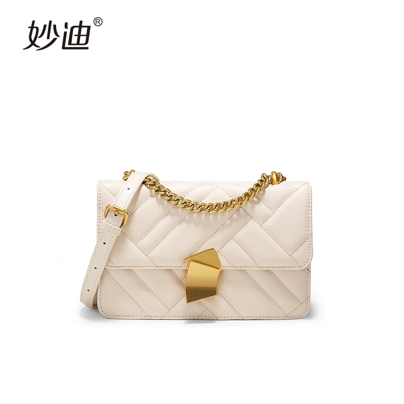 

MOOD the new 2019 summer Korean version is a versatile white single-shoulder cross-body bag for women lady fashion