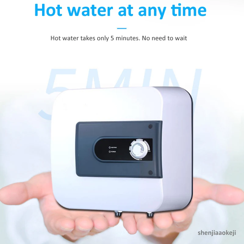

Mini household Square Tank Electric Fast Hot Water Heater heat preservation Instant Induction heating Boiler 10L 1500W 220V