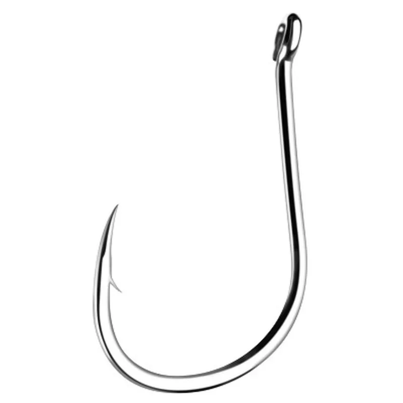 Bass Creative Circle New 100PCS Accessories Gear Hook Fish Fishhook Barbed Steel Black Bass High