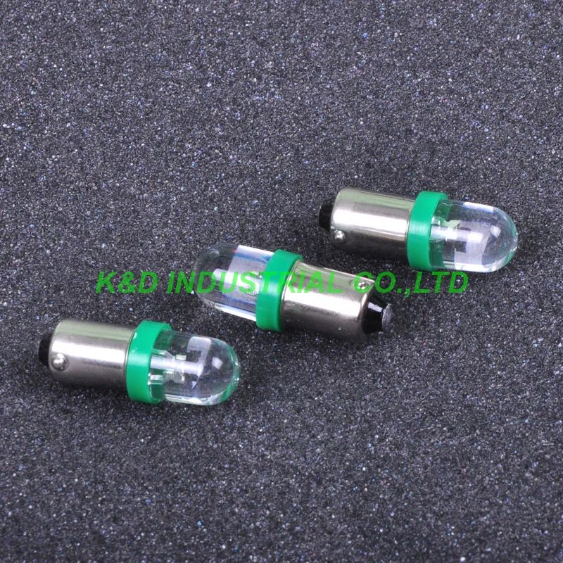 

10pcs LED Pilot Light 6V Green BA9S Base Bulb Lam For Audio Amplifier Guitar Amp