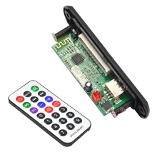 Vococal Портативный беспроводной Bluetooth 12 в MP3 WMA декодер доска аудио модуль автомобильные аксессуары Поддержка USB u-диск TF карта fm-радио