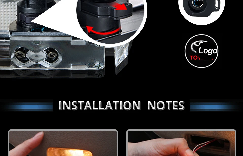 Welcome door lights for Toyota Camry_13