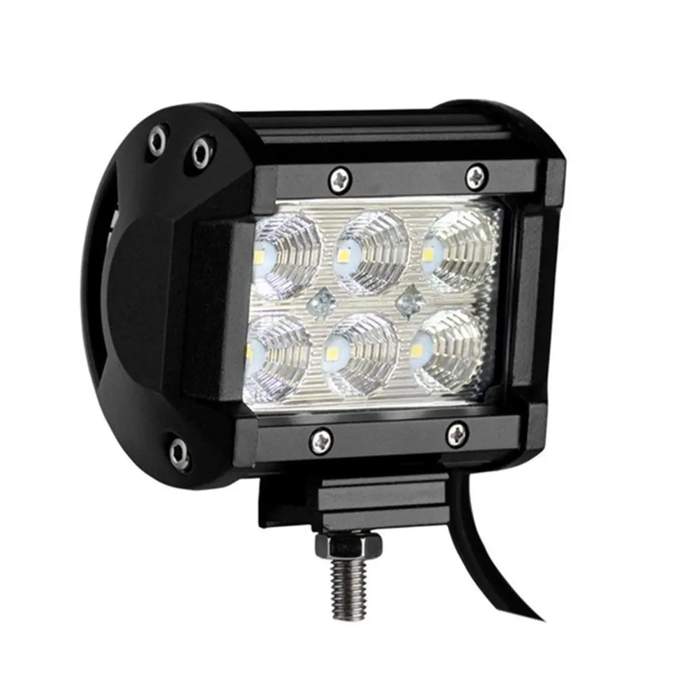 1pcs 4inch motorcycle led work light led 18w led offroad light bar off