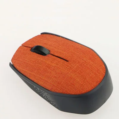 USB тканевая игровая мышь, беспроводная, 2,4 г, мыши для ноутбука, ноутбука, Мягкая тканевая крышка, PC мышь, компьютер для работы дома, Mause Gamer - Цвет: Brown color