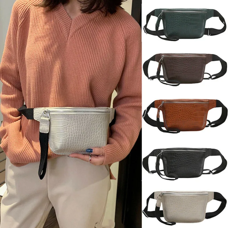 New Women Waist Bag Lovely Leather Ladies Crossbody Messenger Bag Fashion Style Shoulder Bags Handbags Fanny Bum Belt Bag