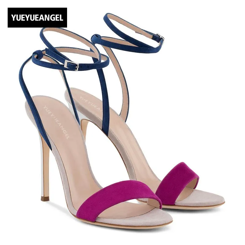 2018 New Summer Women Sexy Thin High Heels Party Sandals Elegant Ankle Strap Dress Shoes Open Toe Large Size Night Club Footwear 2018 New Summer Women Sexy Thin High Heels Party Sandals Elegant Ankle Strap Dress Shoes Open Toe Large Size Night Club Footwear