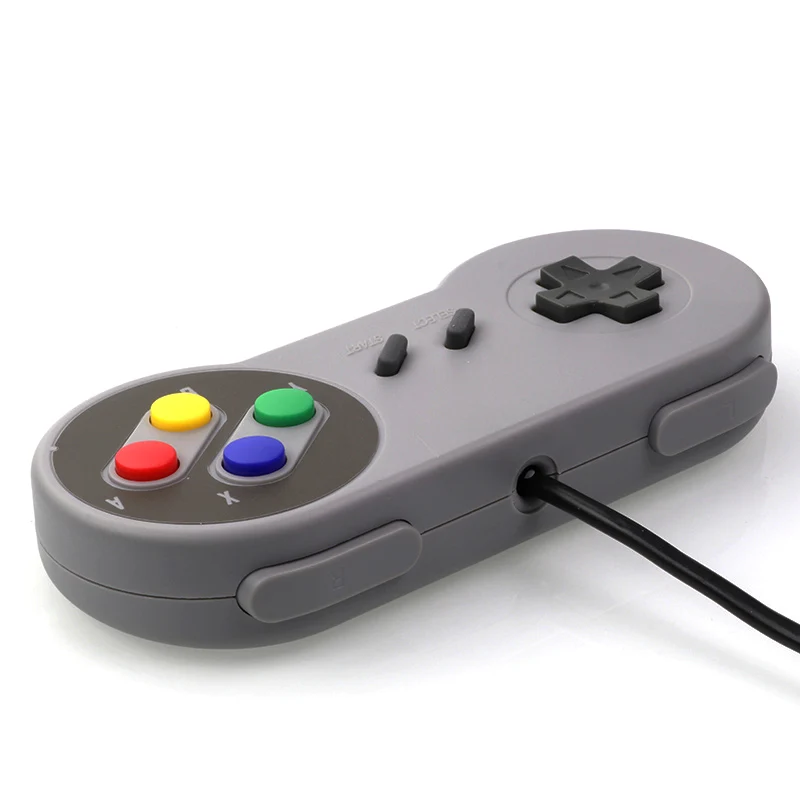 

USB Retro Arcade Game Controller Game Joystick Gamepad for Nintendo SNES Gamepad for Windows PC Control Student Color Four Keys