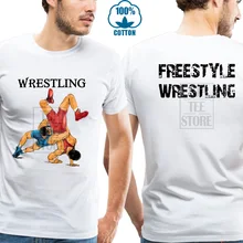 Модная популярная футболка с фристайлером и борцами, футболка Martials Arts, футболка