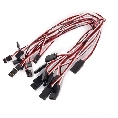 10pcs 50cm Male to Female Servo Extension Lead Wire Cable 500mm