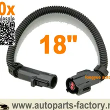 Longyue 10 шт. кислорода O2 Сенсор Удлинительный провод жгут w/OE Вилки чехол для 86-09 Мустанг 45 см провода