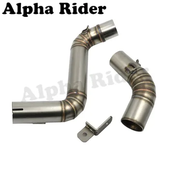 

Motorcycle Middle Exhaust Pipe Stainless Steel Elbow Bend Tube for KTM 125 200 390 Duke 2012-2016 2015 2014 2013