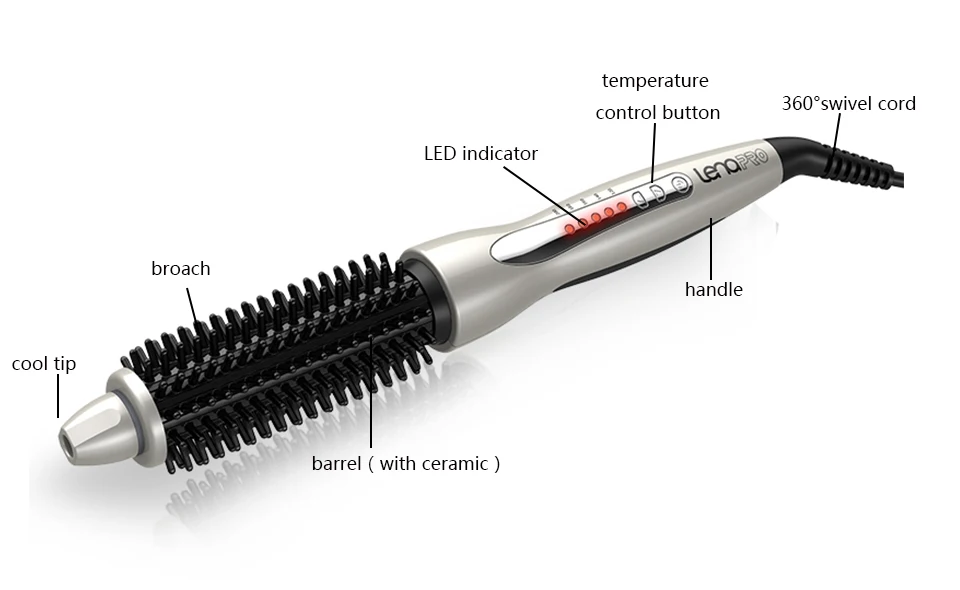 Lena LN-305, керамическая расческа, щипцы для завивки волос, роликовый выпрямитель, выпрямитель, утюжок для выпрямления волос, инструменты для укладки волос