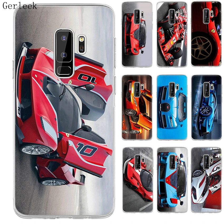 

Desxz Ferrari Car Phone Case For Samsung Galaxy A10 A30 A40 A50 A70 M10 M20 M30 Note 8 9 Cover