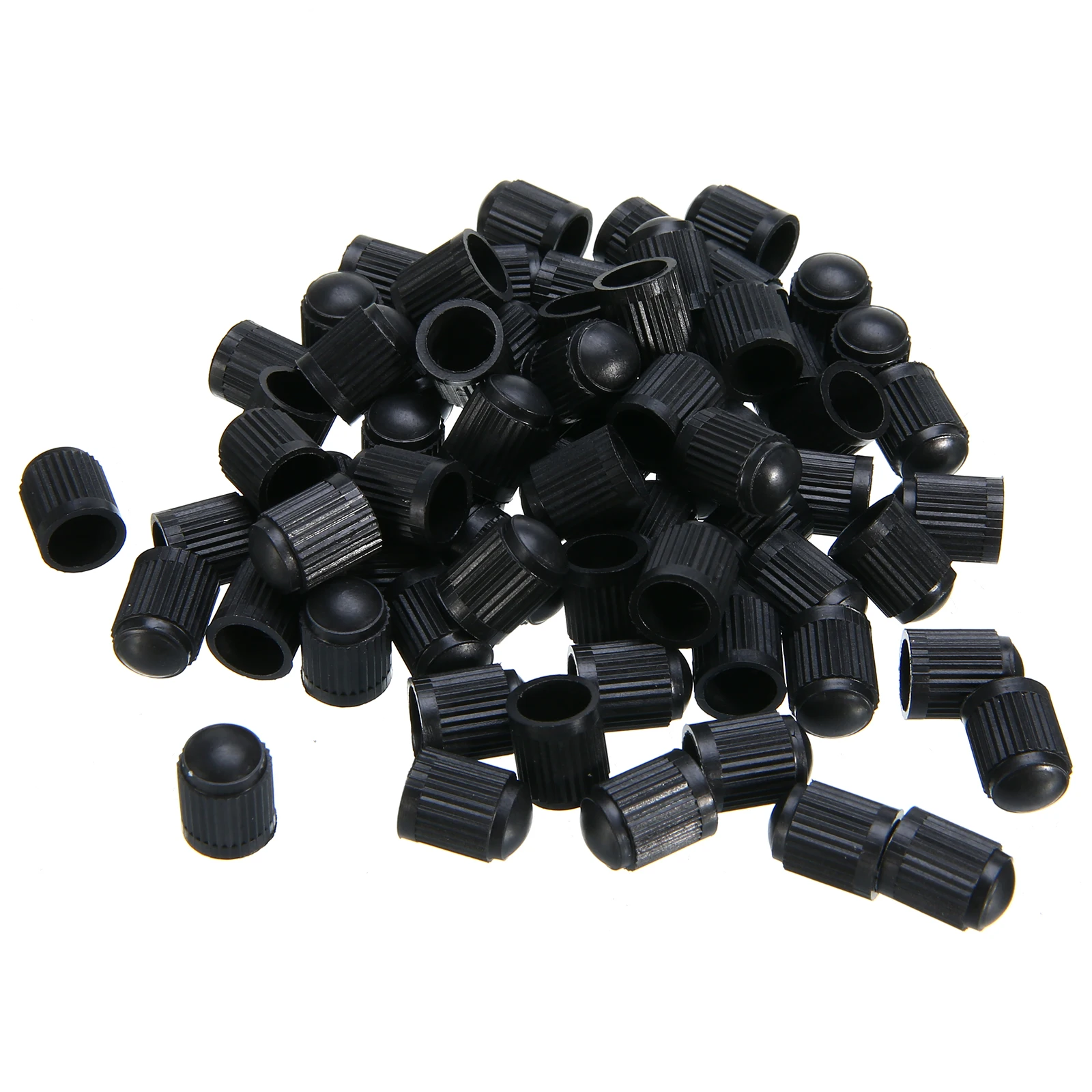 100pcs/set Plastic Car Bike Motorcycle Truck Wheel Tire Valve Stem Cap Dust Cover Dust Dustproof Caps